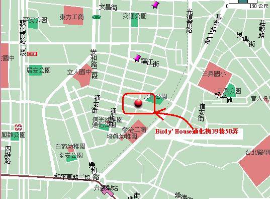 鳥舍餐廳地圖